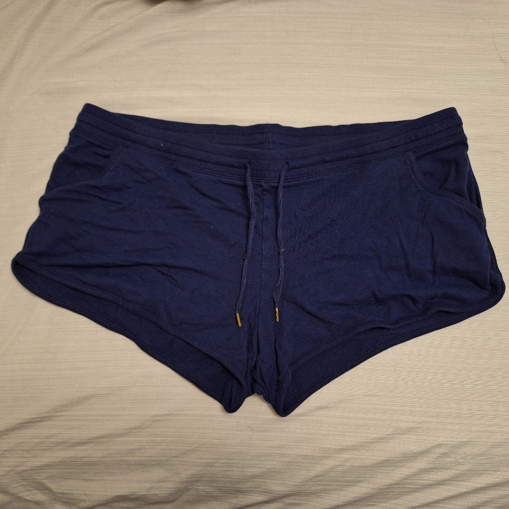 🟢Navy Blue Gilligan & O'Malley Womens Sleep Shorts Large